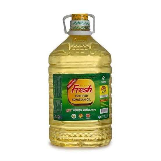 Fresh Soybean Oil 5 Liter | ফ্রেশ সয়াবিন তেল ৫ লিটার
