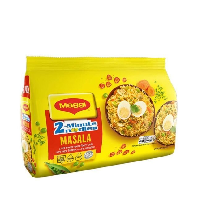 Maggi 2 Minute Noodles Masala 496(±)124gm (8Pcs Pack) | ম্যাগি ২ মিনিট নুডলস মসলা